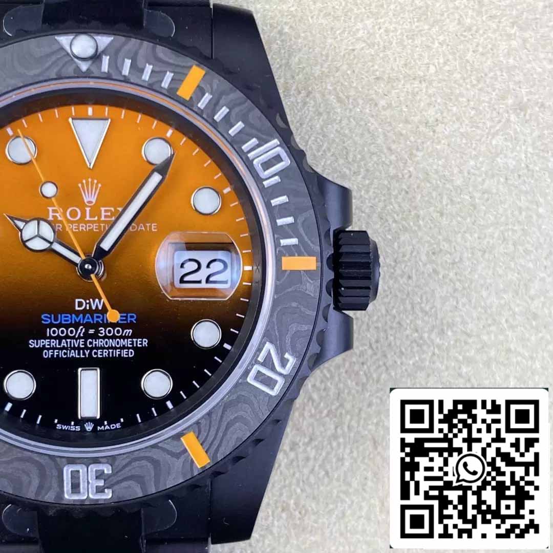 Rolex Submariner 1:1 Mejor Edición VS Factory Naranja Esfera Degradada