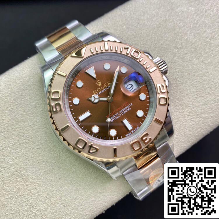 Rolex Yacht-Master 40mm 116621 AR Factory 1:1 Best Edition svizzero ETA2824 quadrante marrone