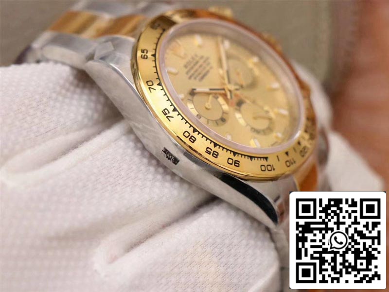 Rolex Daytona Cosmograph M116503-0003 1:1 Best Edition Noob Factory Gold Dial Swiss ETA4130