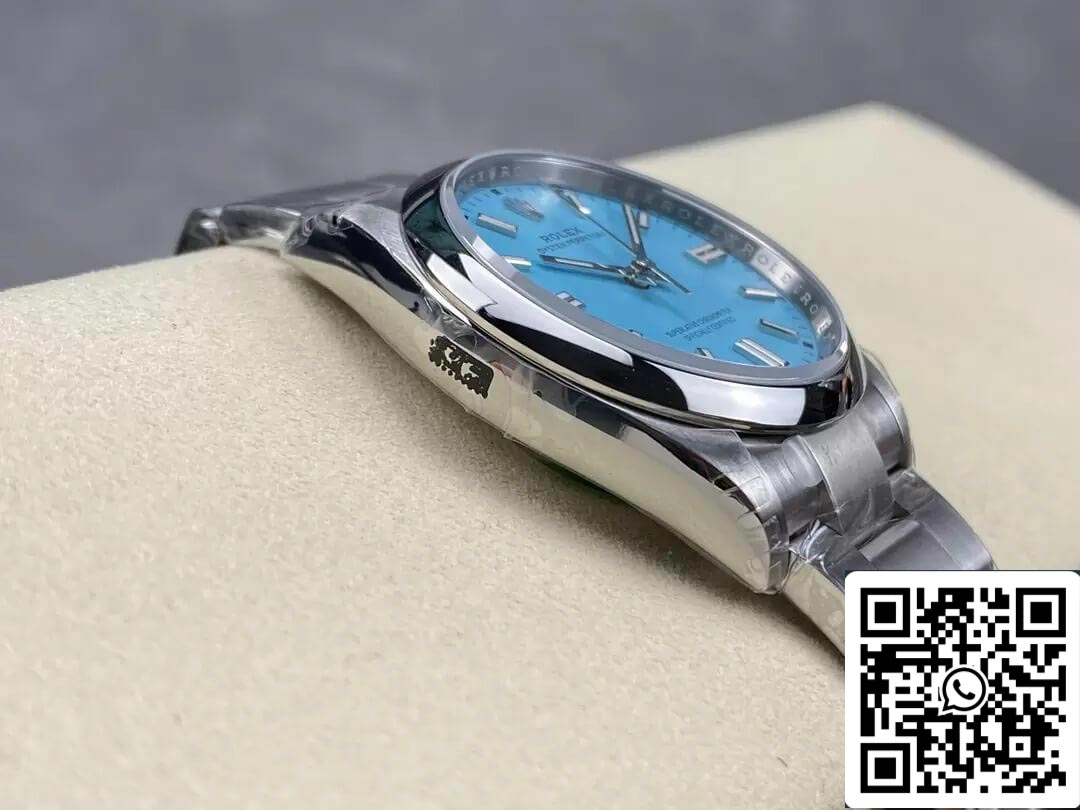 Rolex Oyster Perpetual M126000-0006 36MM 1:1 Mejor edición VS Factory Esfera azul turquesa