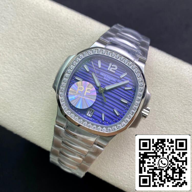 Patek Philippe Nautilus Ladies 7018/1A-010 PF Factory 1:1 Mejor edición Suiza ETA324SC