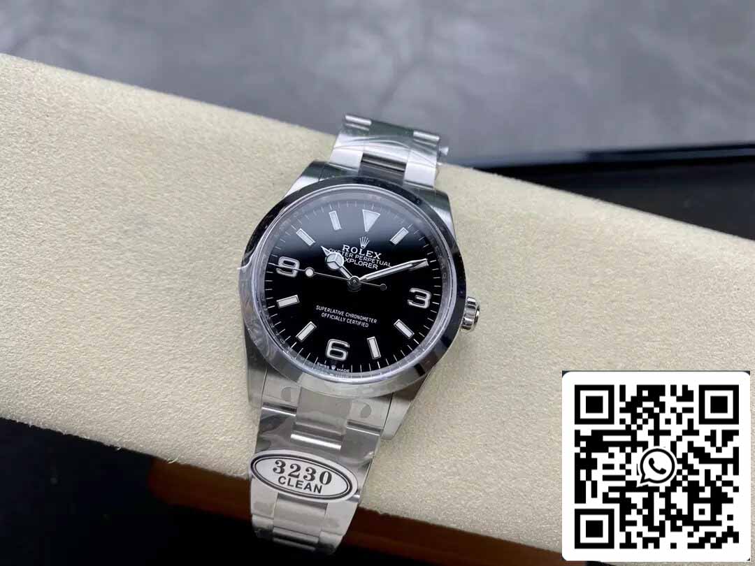 Rolex Explorer M124270-0001 36MM 1:1 Migliore edizione Clean Factory quadrante nero