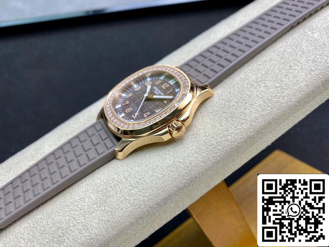 Patek Philippe Aquanaut 5067A Movimiento de cuarzo 1:1 Mejor edición PPF Caja de fábrica en oro rosa