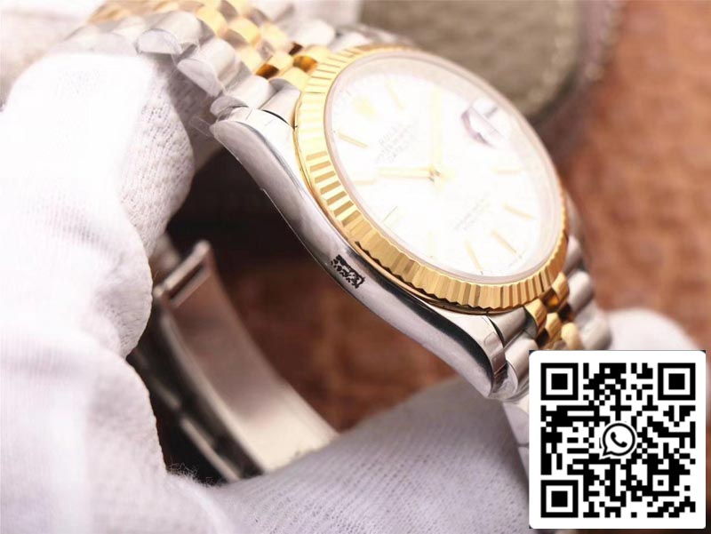 Rolex Datejust M126233-0019 1:1 Best Edition EW Factory quadrante bianco svizzero ETA3235