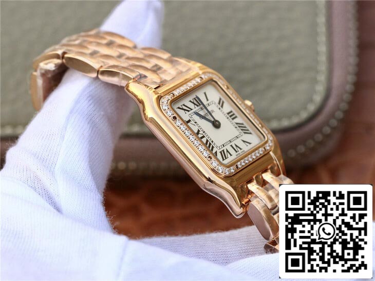 Panthere De Cartier W3PN0007 27MM 1:1 Mejor edición BV Factory esfera blanca