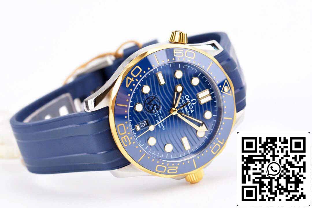 Omega Seamaster Diver 300M 210.22.42.20.03.001 1:1 Best Edition VS Factory Rubber Strap