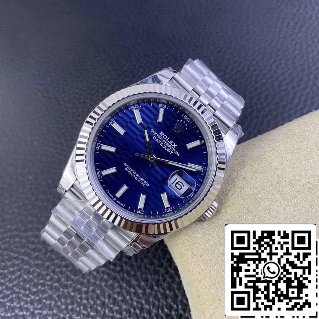 Rolex Datejust M126334-0032 41MM 1:1 Mejor edición VS Acero inoxidable de fábrica