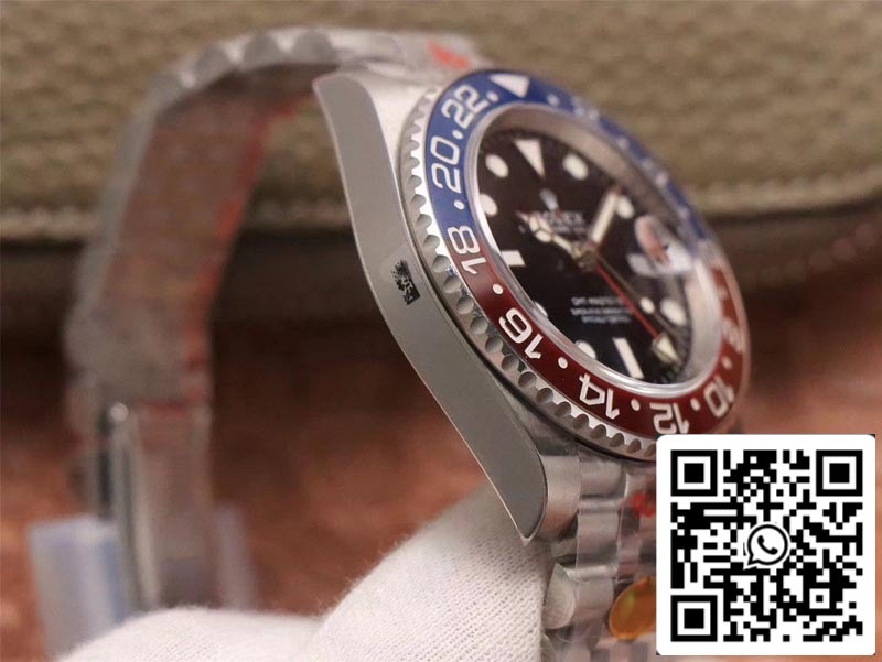 Rolex GMT Master II 126710BLRO-0001 1:1 Best Edition Noob Factory quadrante nero svizzero ETA3285