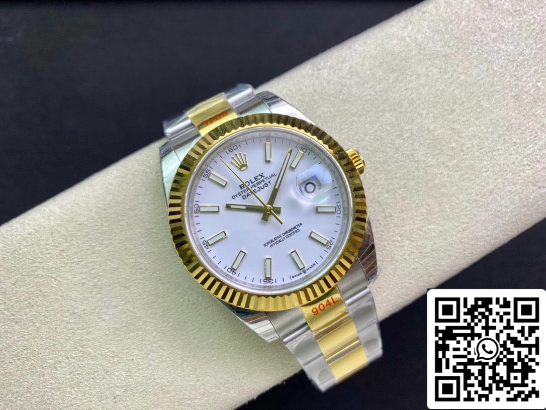 Rolex Datejust M126333-0015 1:1 Best Edition EW Factory White Dial