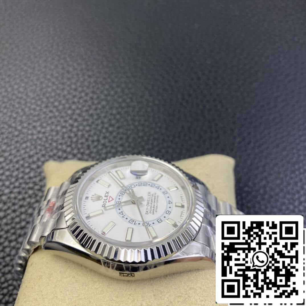 Rolex Sky Dweller M326934-0002 1:1 Best Edition Noob Factory V2 quadrante bianco