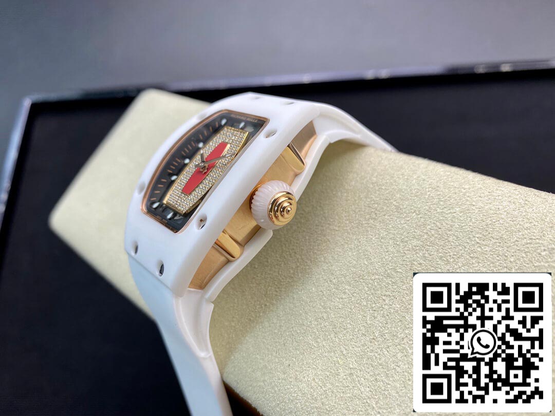 Richard Mille RM 07-01 Quadrante con diamanti di fabbrica RM della migliore edizione 1: 1