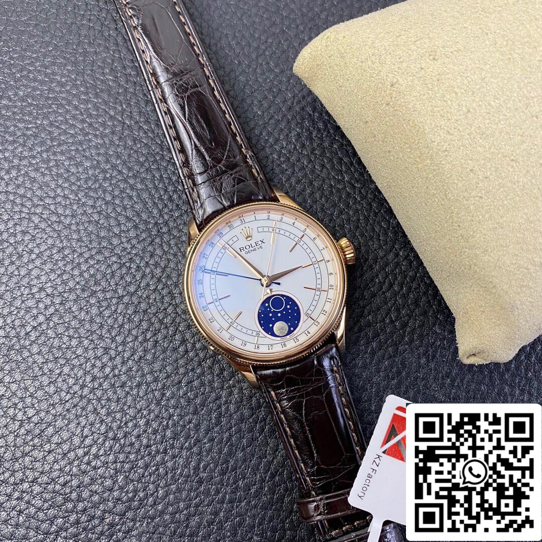 Rolex Cellini M50535-0002 1:1 Mejor edición KZ Factory esfera blanca