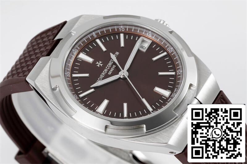 Vacheron Constantin Overseas 4500V 1:1 Mejor edición PPF Factory Correa de caucho marrón