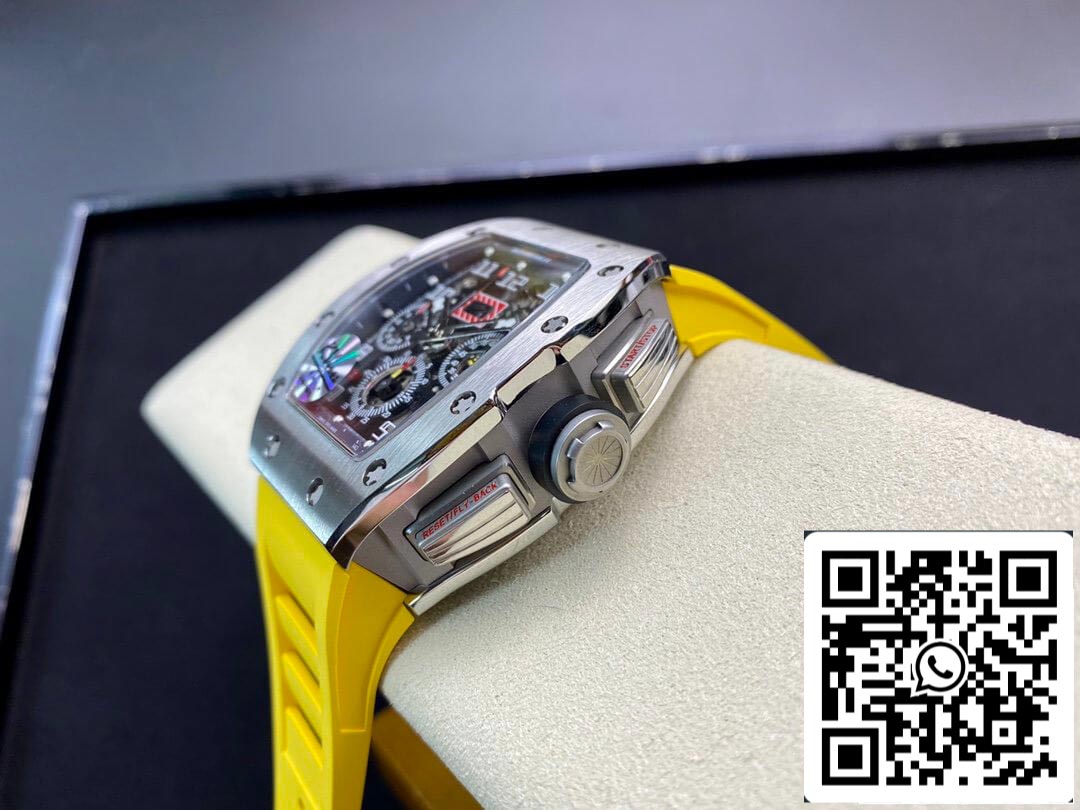 Richard Mille RM11 1:1 Best Edition KV Factory Correa de titanio amarilla