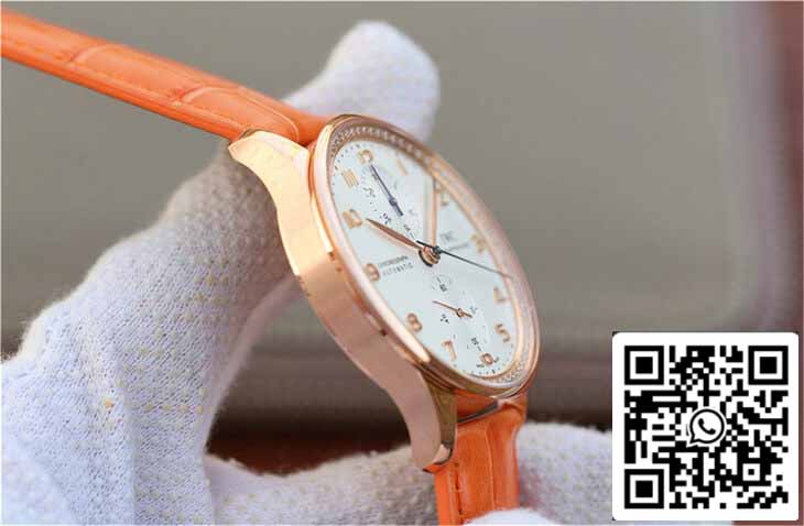 IWC Portugués ZF Factory 1:1 Mejor Edición Correa Naranja