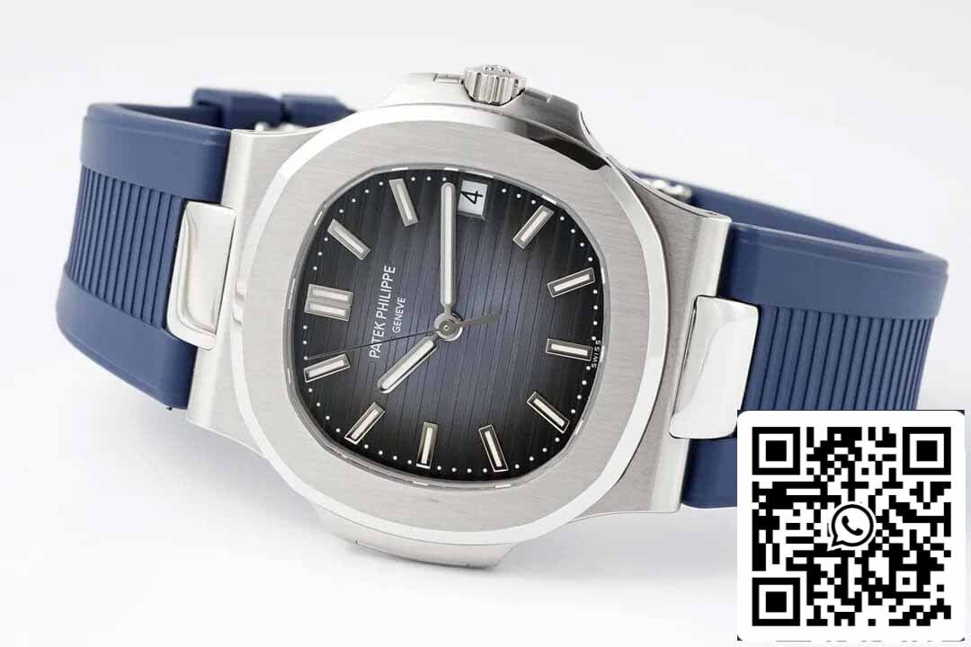 Patek Philippe Nautilus 5711 1:1 Mejor edición PPF Factory Correa de caucho azul