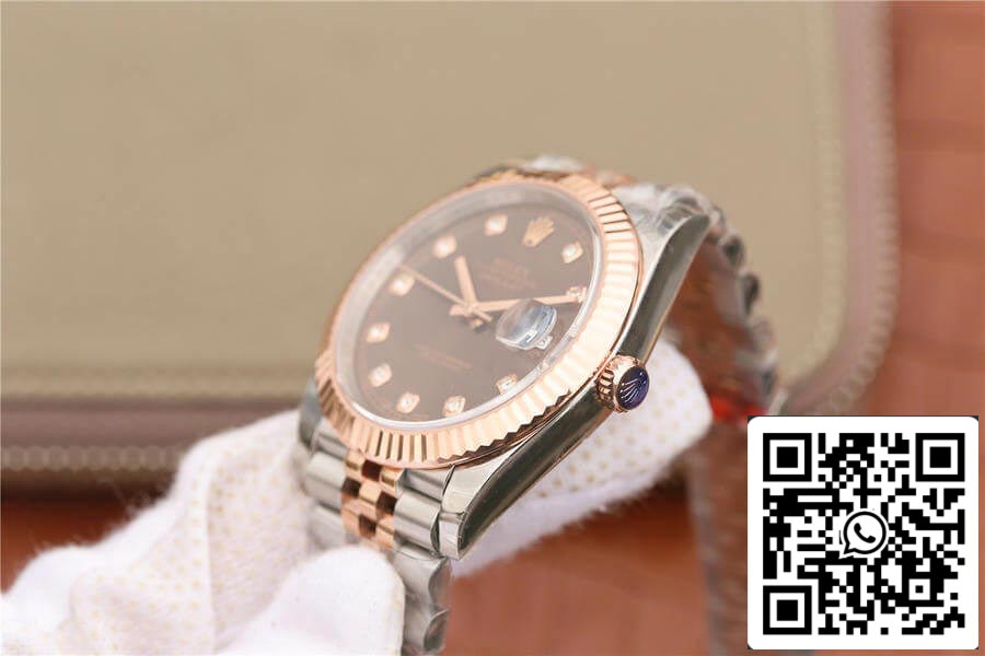 Rolex Datejust M126331-0004 1:1 Mejor edición EW Factory esfera marrón