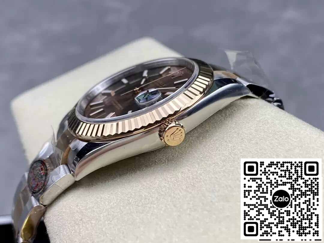 Rolex Datejust 41MM M126331-0001 1:1 Best Edition Quadrante cioccolato Clean Factory