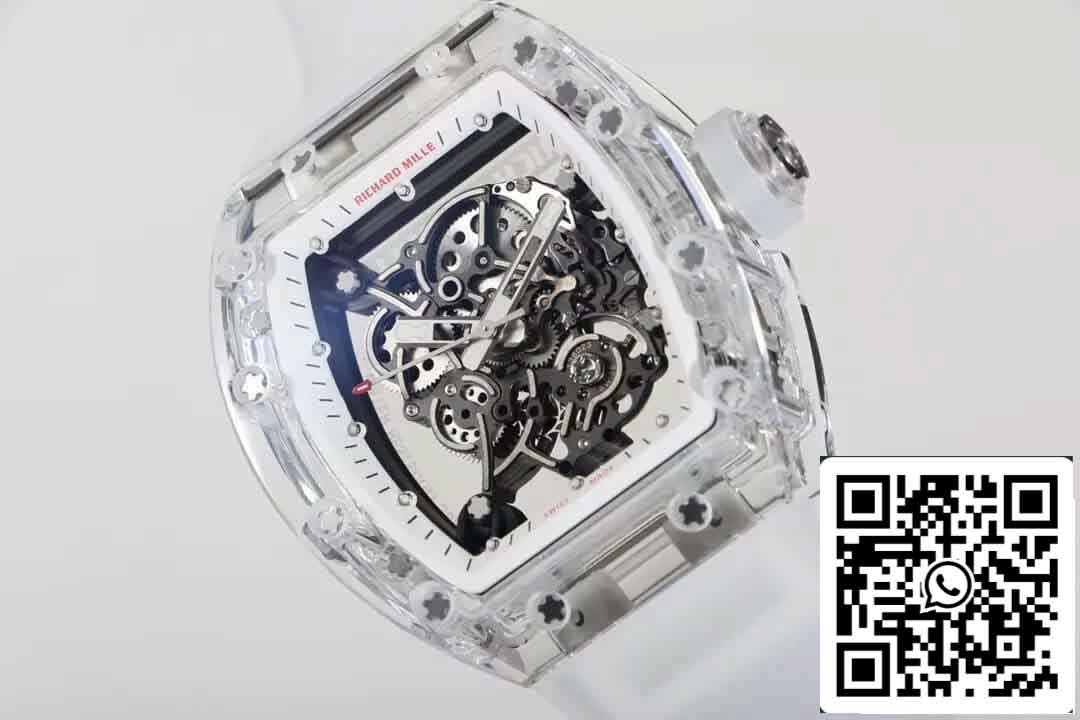 Richard Mille RM055 1:1 Best Edition RM Factory Transparent Case Replica Watch