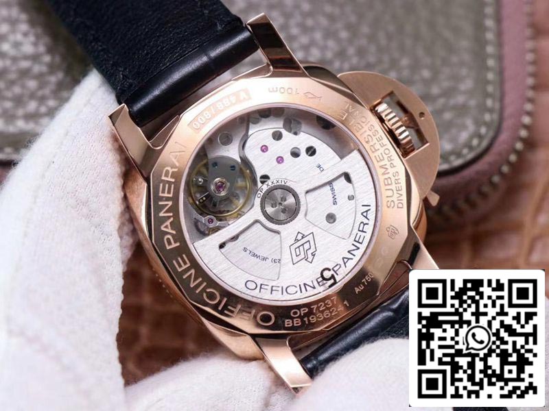 Panerai Submersible PAM00974 Movimento svizzero in oro rosa 1:1 Best Edition VS Factory