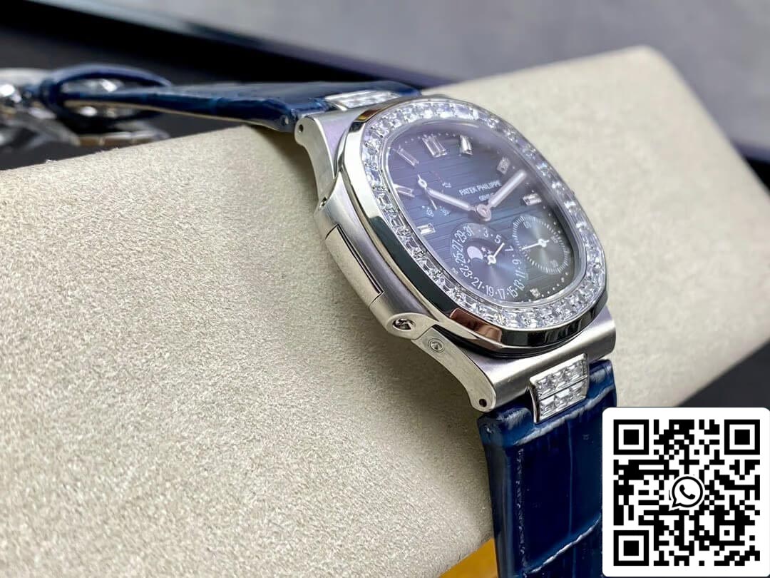 Patek Philippe Nautilus 5724G-001 1:1 Mejor edición GR Factory Correa azul