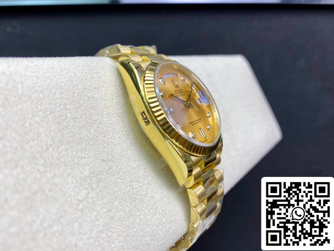 Rolex Day Date M128238-0008 1:1 Best Edition EW Factory Quadrante champagne svizzero ETA3255