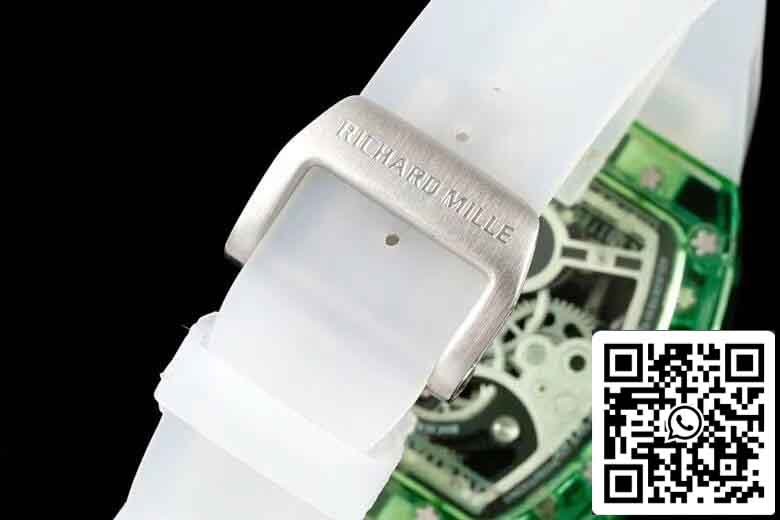 Richard Mille RM26-01 Tourbillon Migliore edizione 1: 1 Custodia trasparente verde fabbrica RM