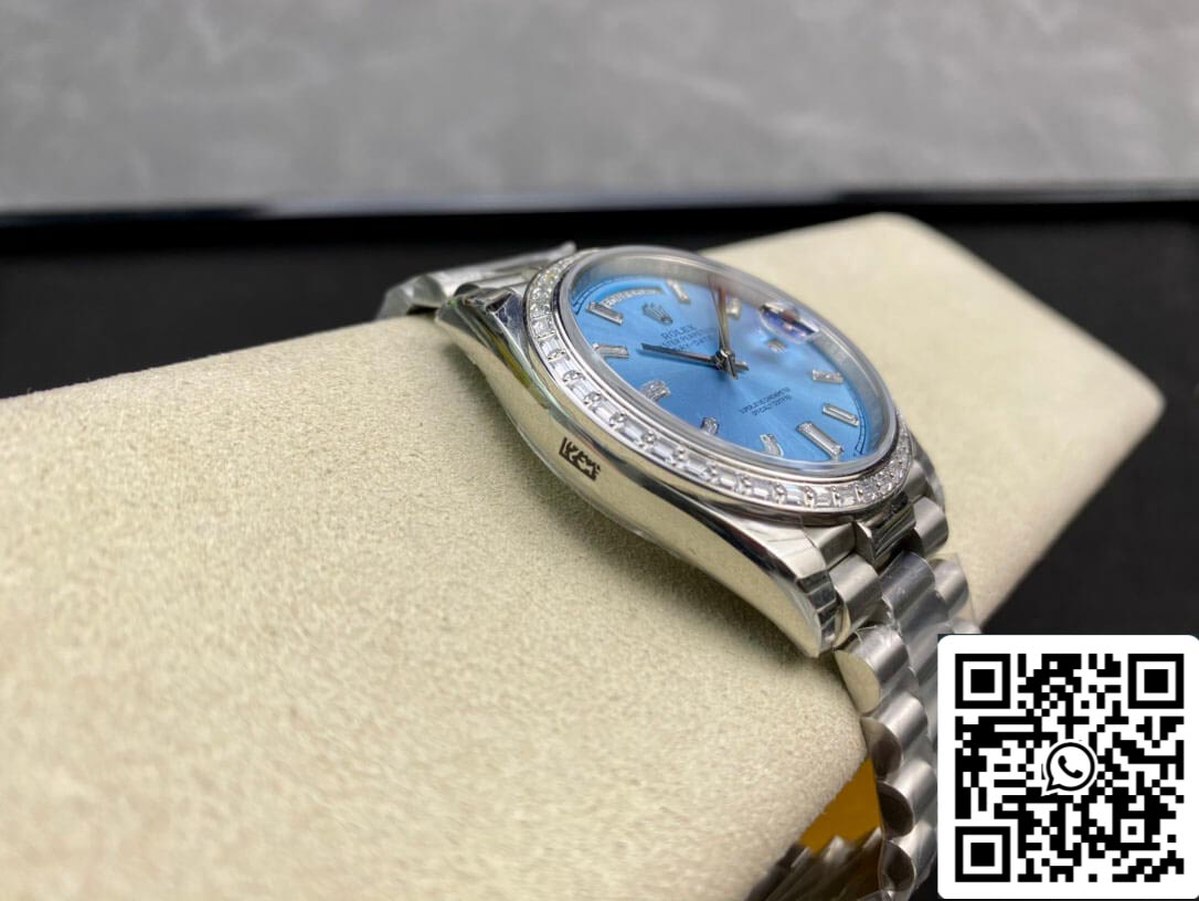 Rolex Day Date 228396TBR 1:1 Best Edition EW Factory quadrante azzurro