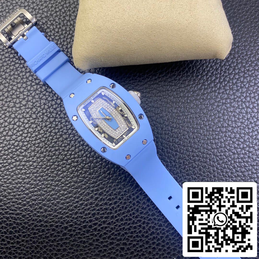 Richard Mille RM 07-01 1:1 Mejor Edición RM Factory Caja de Cerámica Azul