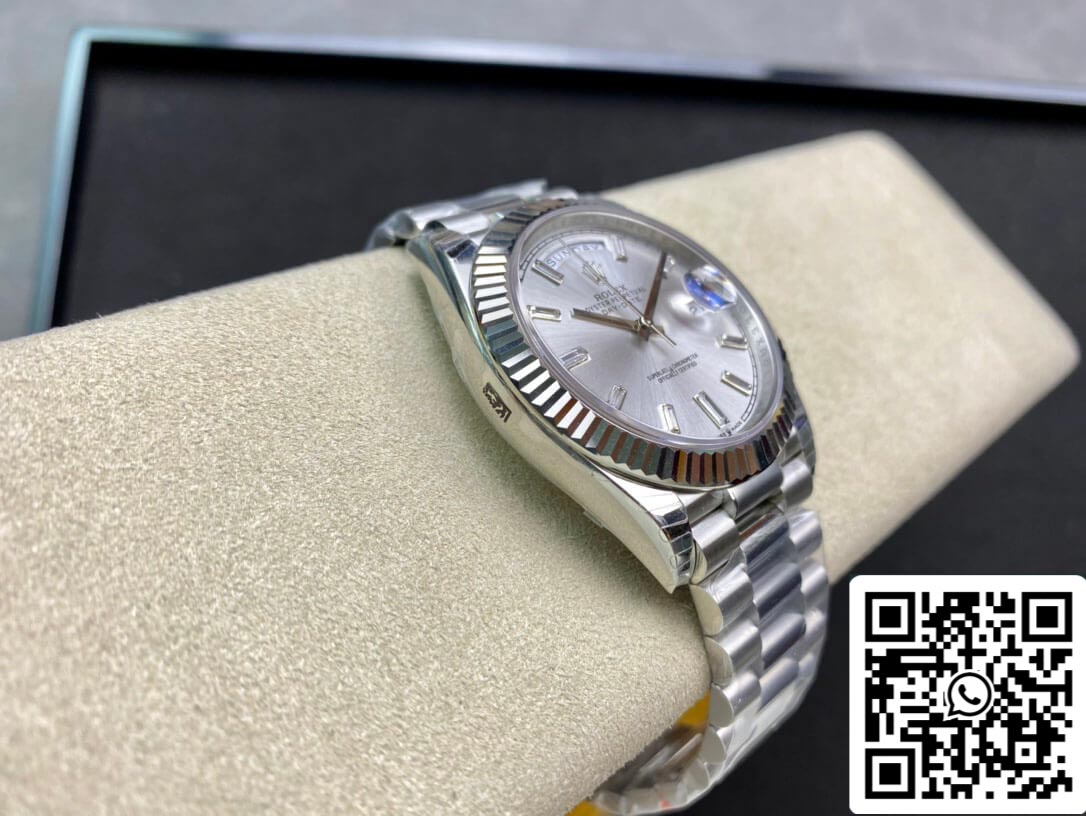 Rolex Day Date M228239-0003 1:1 Mejor Edición EW Factory Oro Blanco