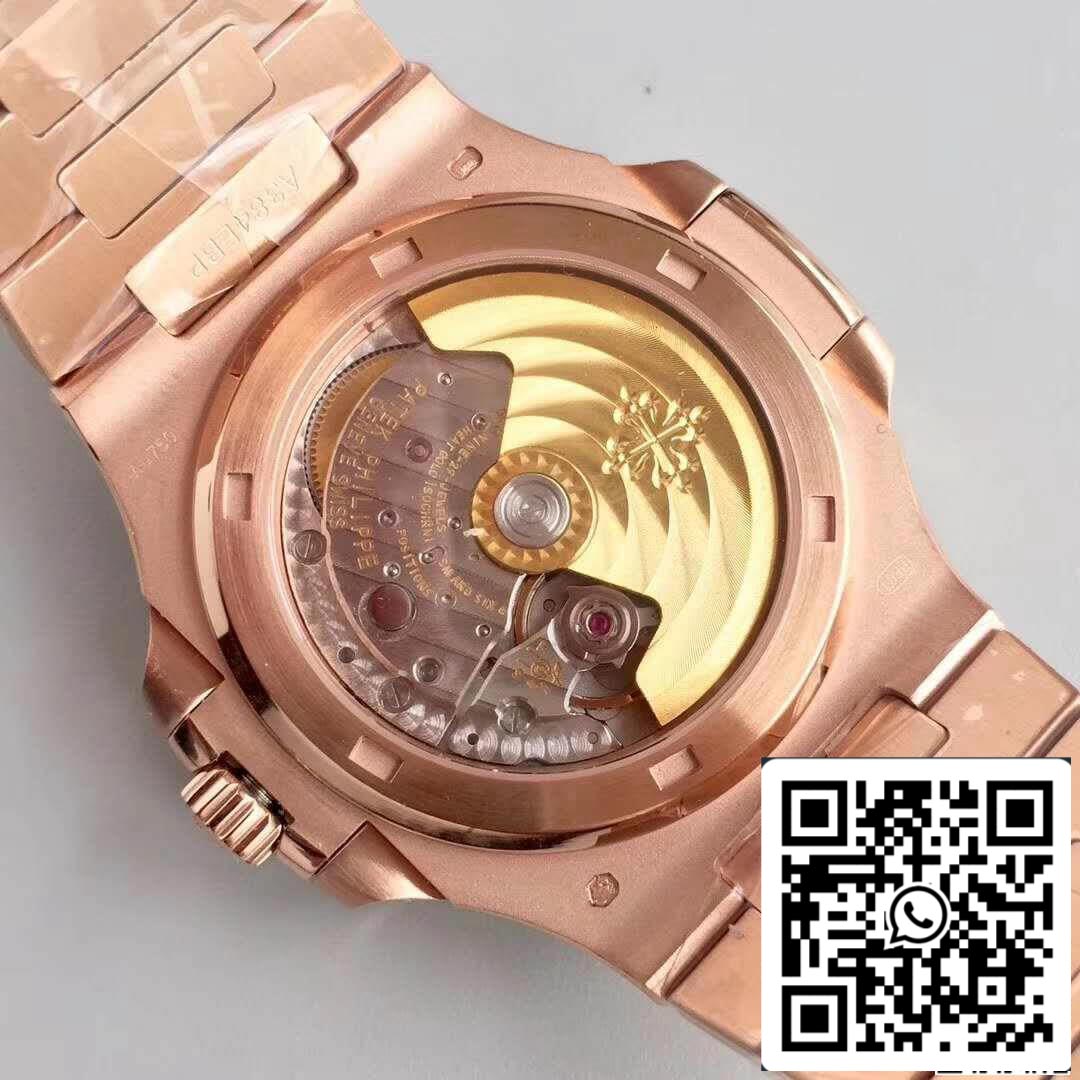 Patek Philippe Nautilus 5711/1R-001 PF Factory 1:1 Mejor edición Suiza ETA324 Esfera texturizada marrón