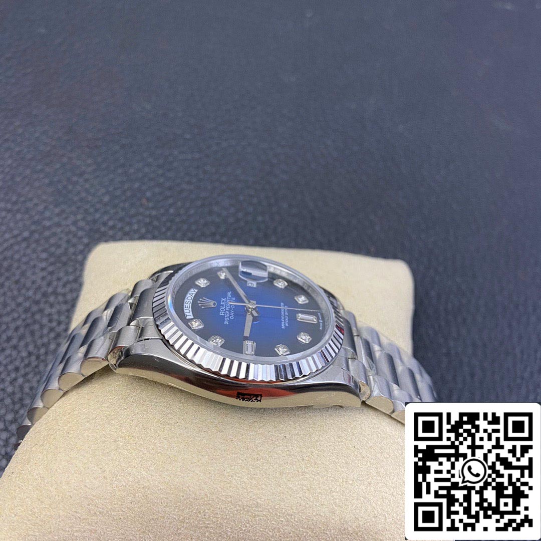 Rolex Day Date M128239-0023 1:1 Best Edition EW Factory Gradient Blue Dial