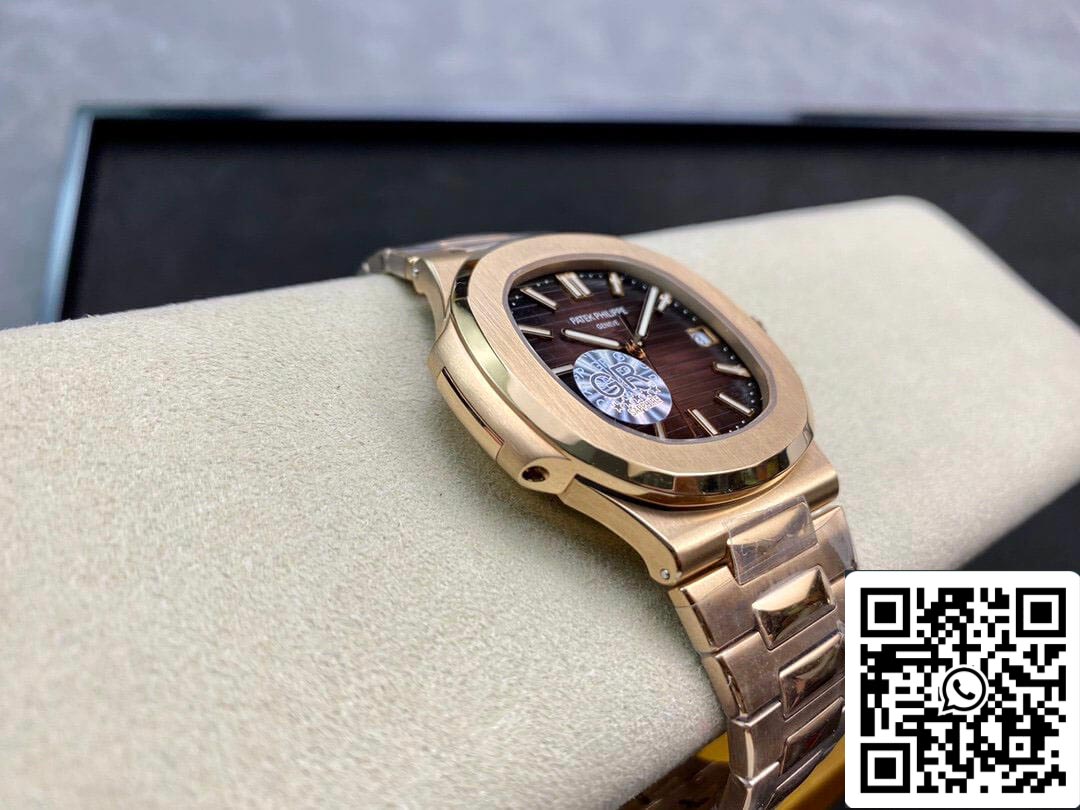 Patek Philippe Nautilus 5711/1R-001 1:1 Mejor Edición GR Factory V2 Esfera Marrón Degradada