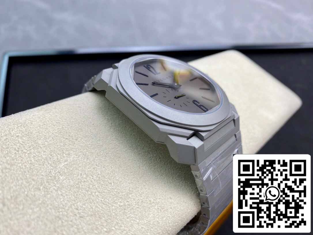 Bvlgari Octo Finissimo 102713 BGO40C14TTXTAUTO 1:1 Best Edition BV Factory Silver Gray Dial