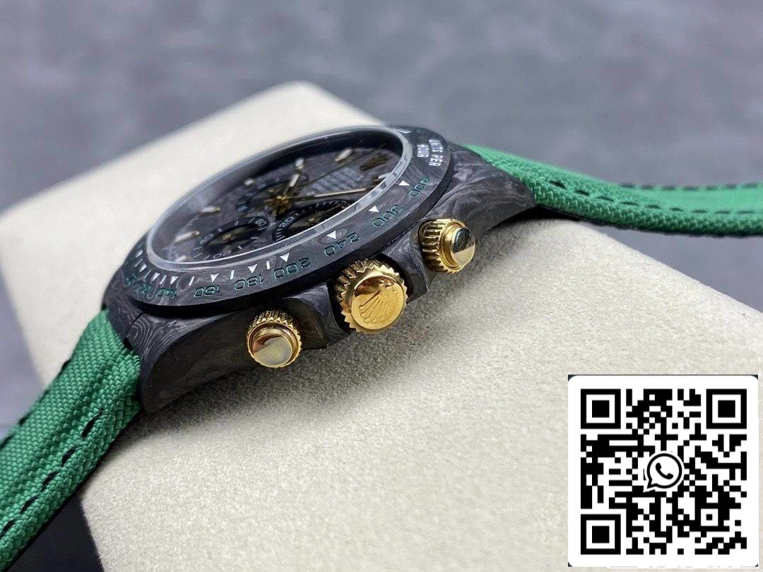 Rolex Daytona Cosmograph Diw Custom Version 1:1 Best Edition Noob Factory Quadrante in fibra di carbonio