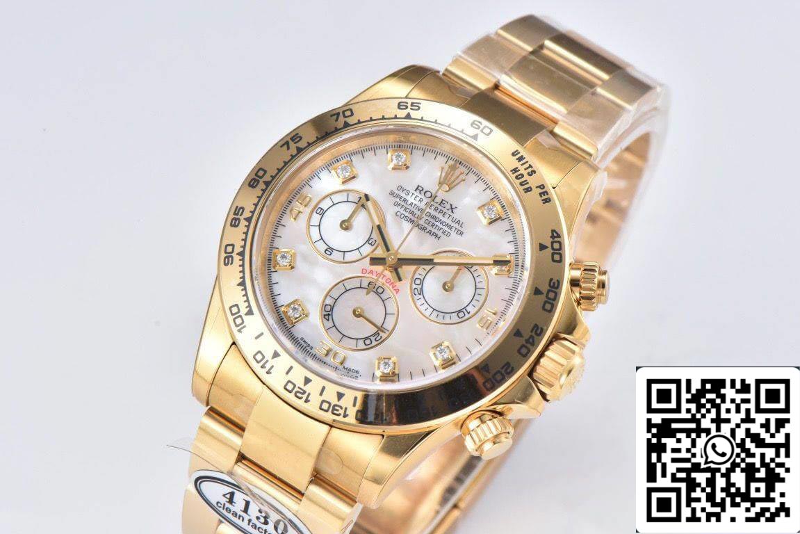 Rolex Cosmograph Daytona M116508-0007 1:1 Best Edition Clean Factory Oro giallo