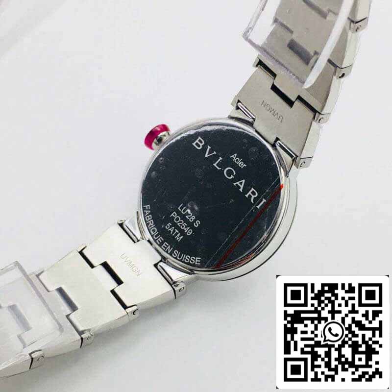 Bvlgari LVCEA 102196 1:1 Mejor edición BV Factory esfera blanca