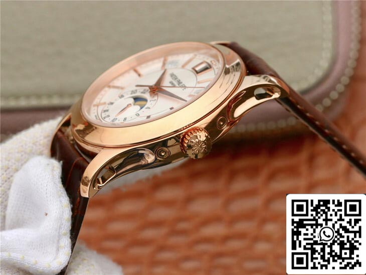 Patek Philippe Complications 5205R-001 1:1 Mejor edición KM Factory Esfera blanca lechosa