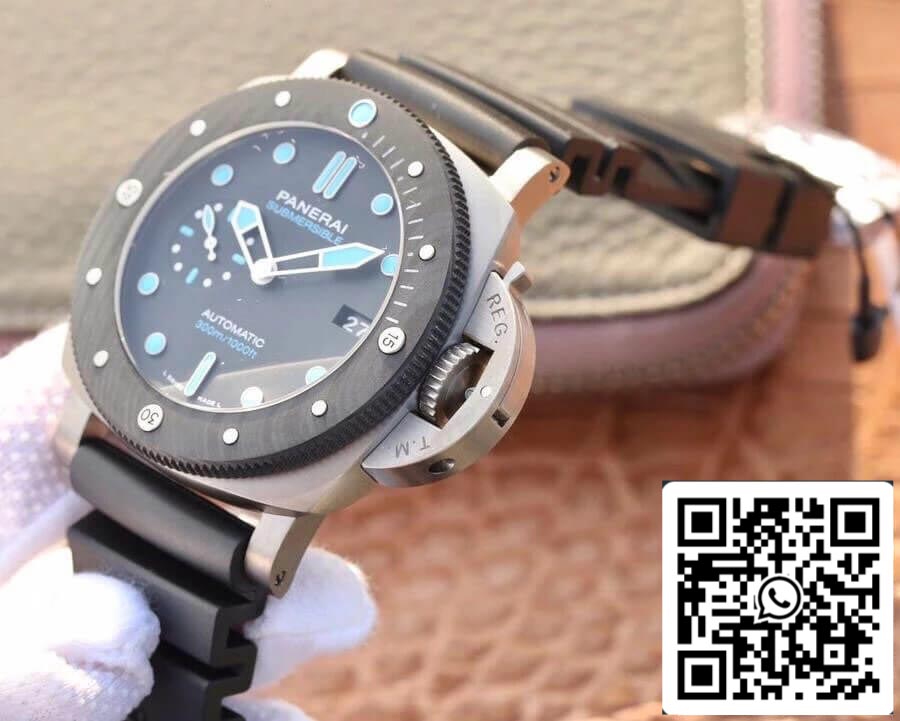 Panerai Submersible PAM00799 1:1 Best Edition VS Factory quadrante nero