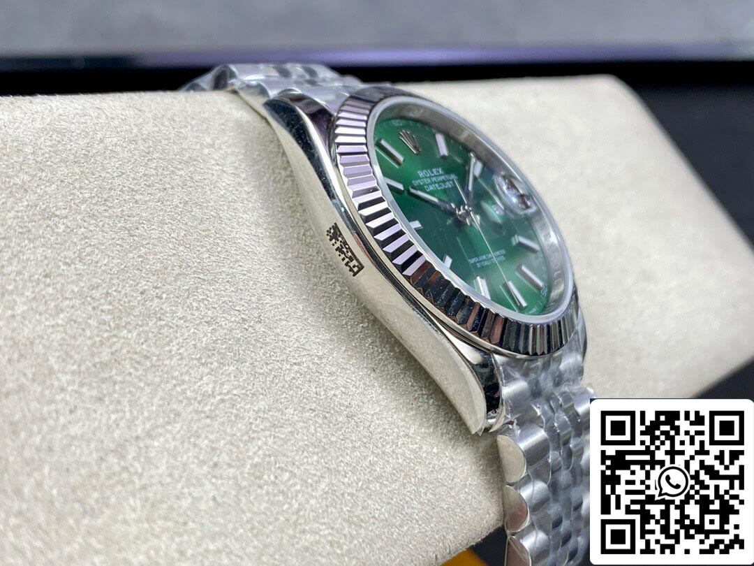 Rolex Datejust M126334-0028 41MM 1:1 Best Edition EW Quadrante verde fabbrica