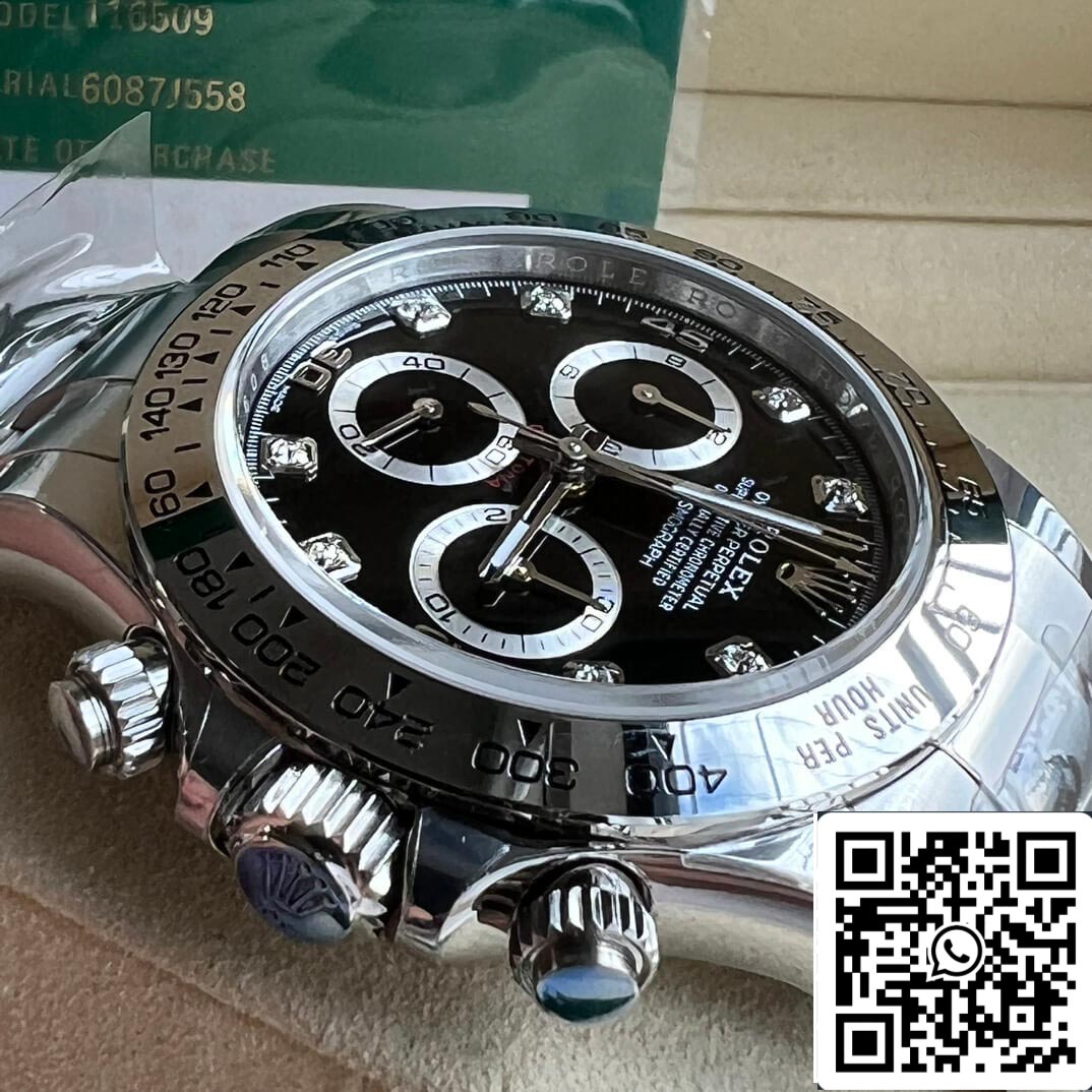 Rolex Daytona M116509-0055 1:1 Mejor edición BT Factory esfera negra