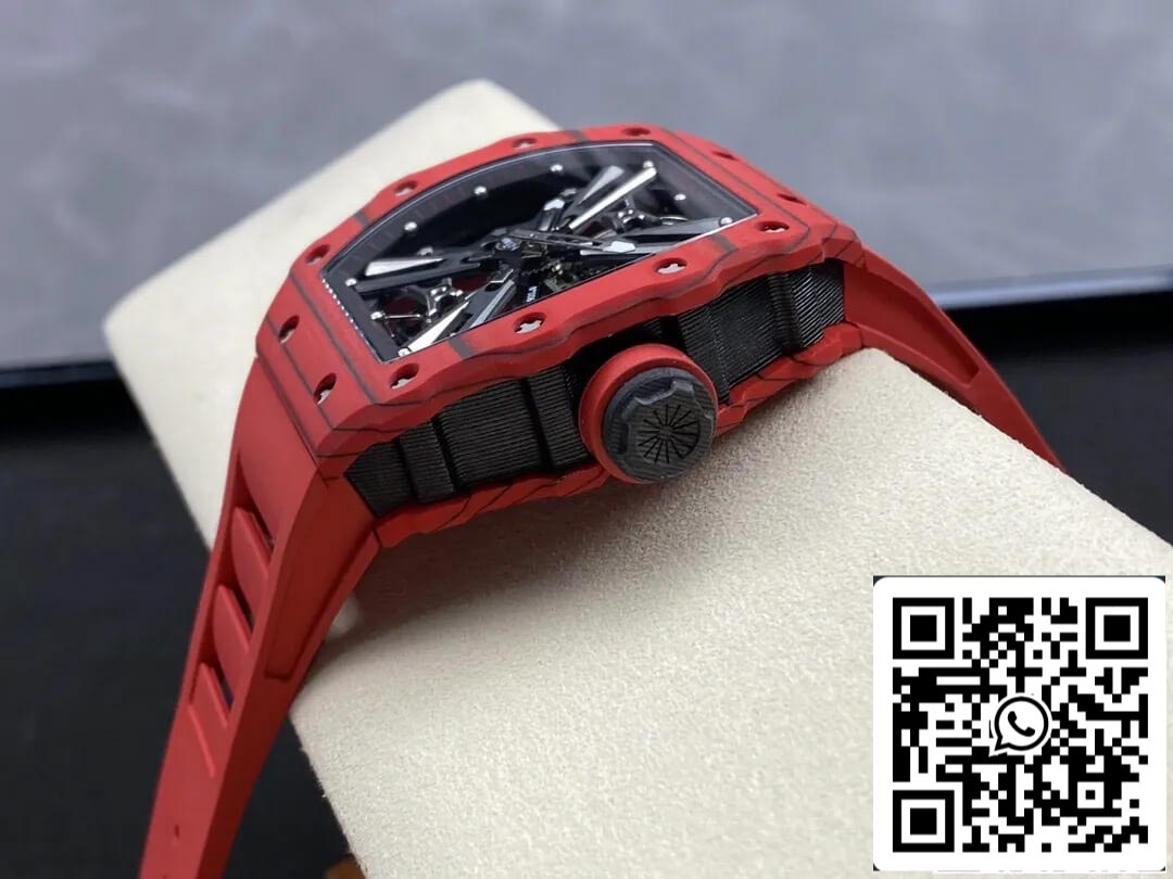 Richard Mille RM12-01 Tourbillon 1:1 Mejor Edición RM Factory Correa de Caucho Roja