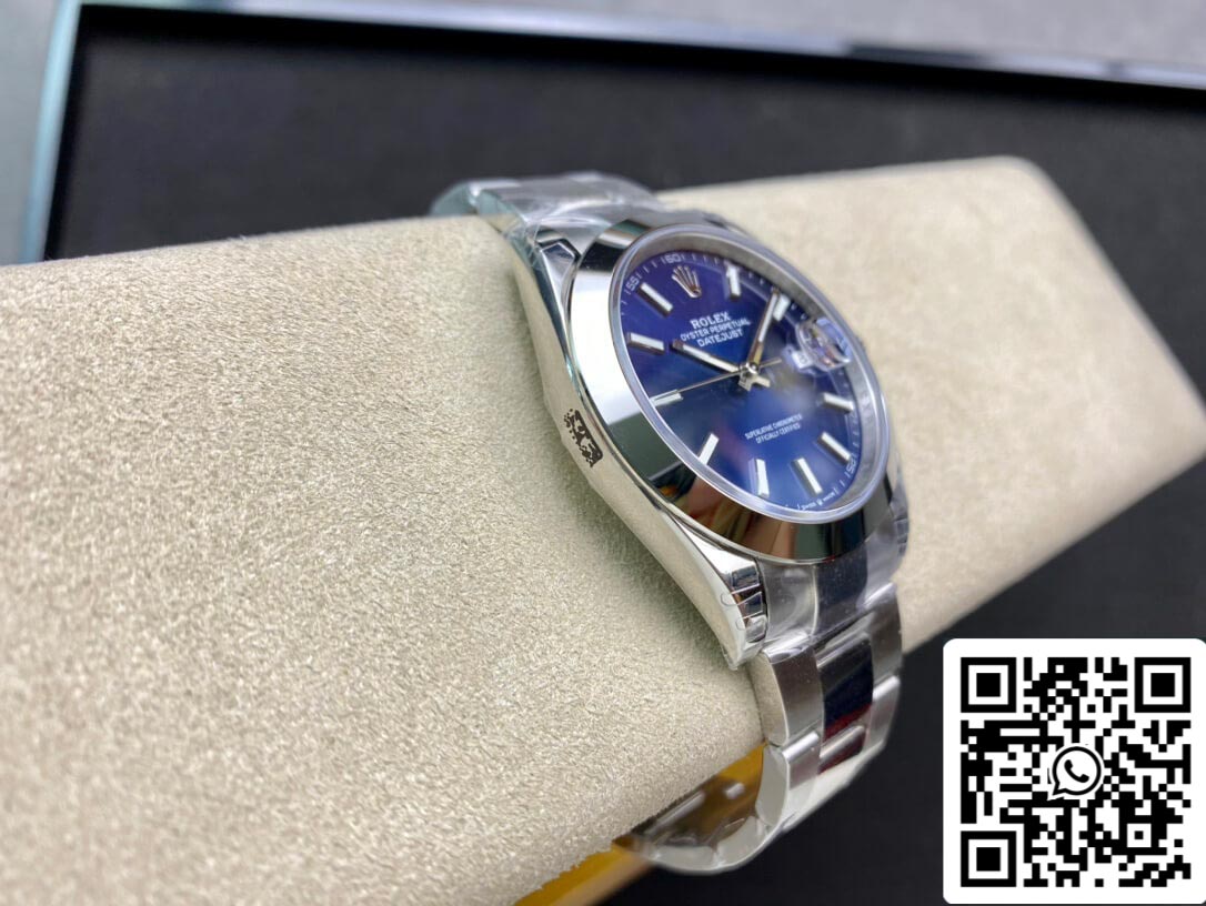 Rolex Datejust M126300-0001 1:1 Smooth rim VS Factory Blue Dial