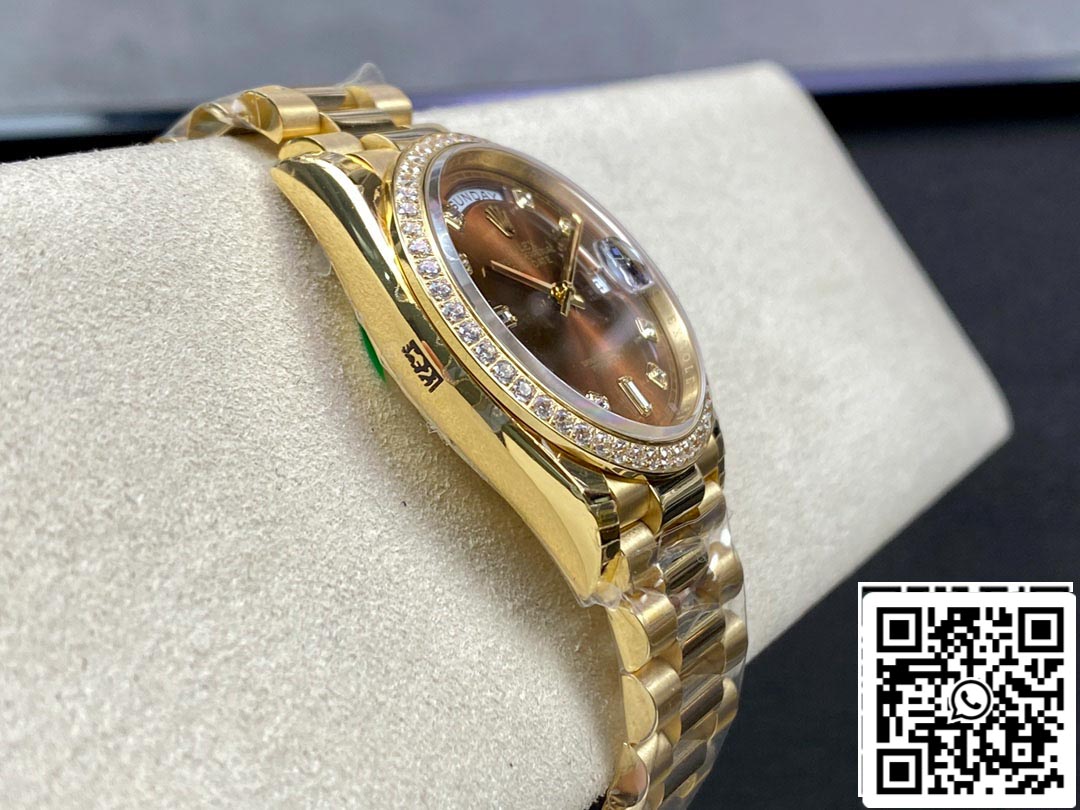 Rolex Day Date M128348RBR-0005 1:1 Best Edition EW Factory Yellow Gold