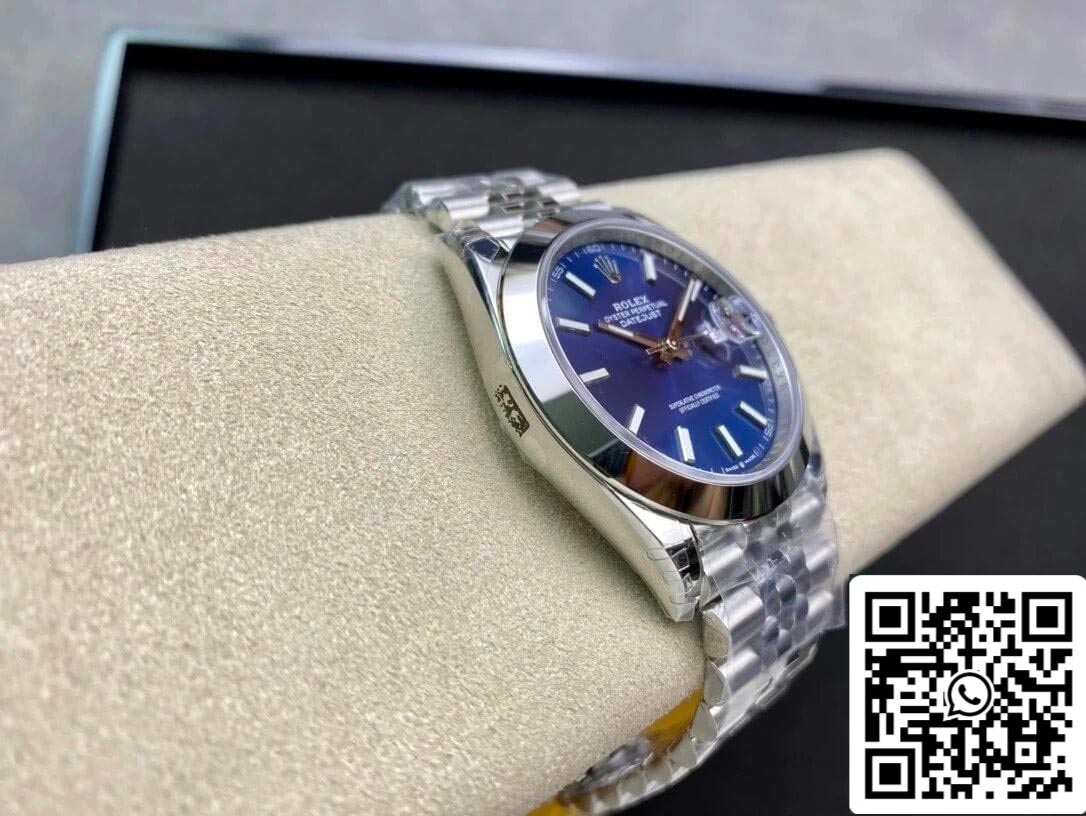 Rolex Datejust M126300-0002 41MM 1:1 Best Edition VS quadrante blu di fabbrica