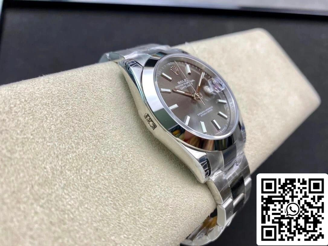 Rolex Datejust M126300-0007 41MM 1:1 Best Edition VS quadrante grigio di fabbrica