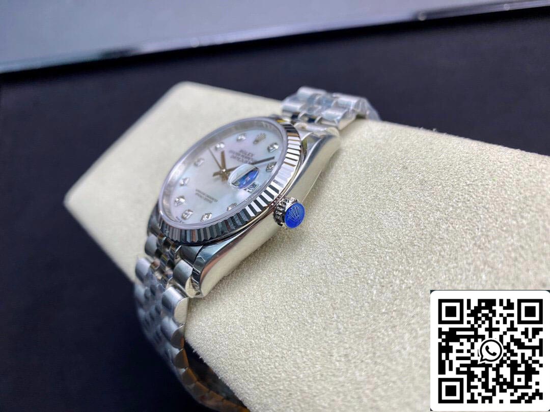 Rolex Datejust 178384-NG-63160 31MM 1:1 Mejor edición EW Factory Esfera blanca plateada