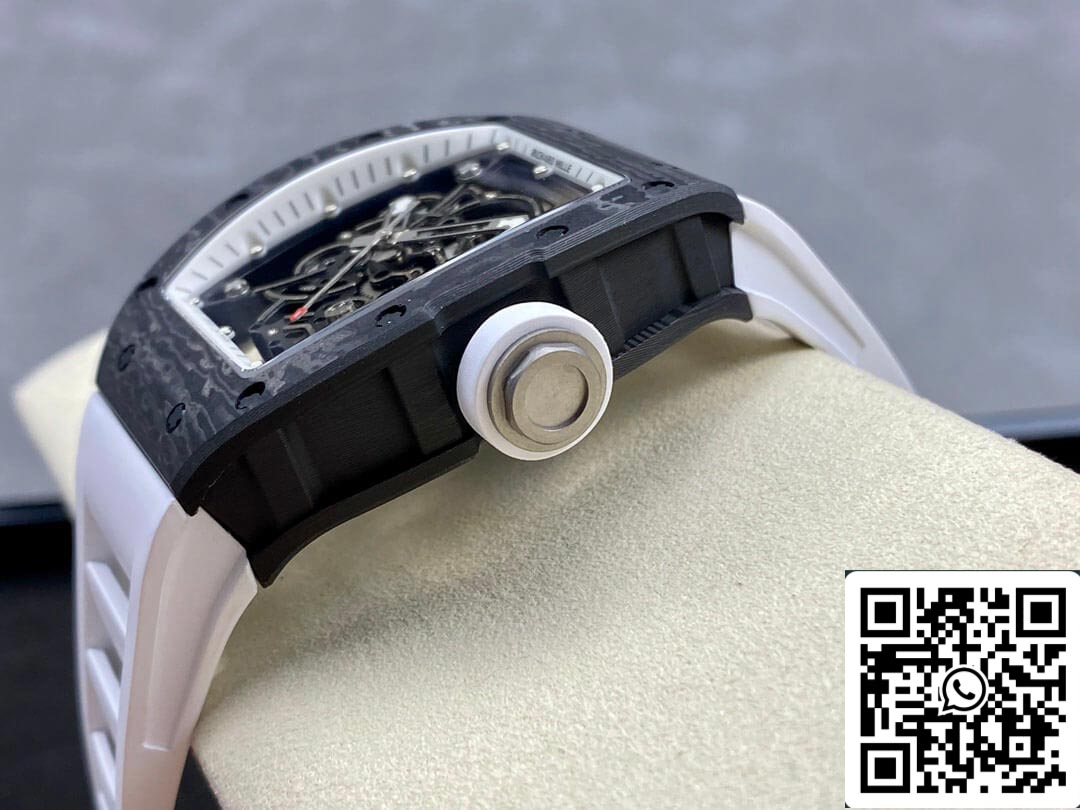 Cinturino bianco di fabbrica BBR Richard Mille RM-055 1: 1 della migliore edizione