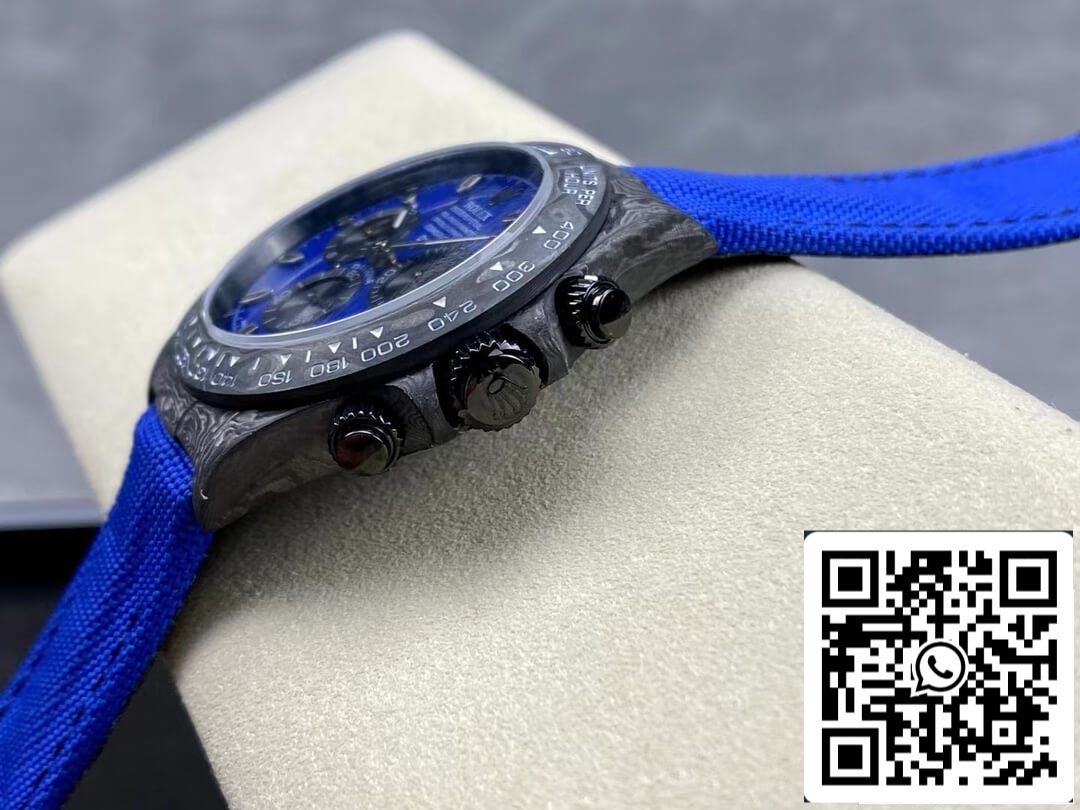 Rolex Daytona Cosmograph Diw Versione personalizzata 1:1 Best Edition Noob Factory Quadrante blu