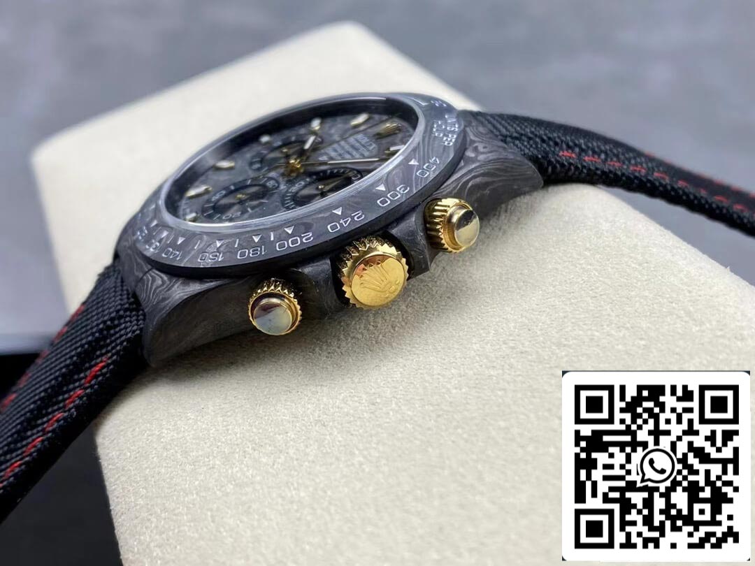 Rolex Daytona Cosmograph 1:1 Best Edition Diw Custom Version Fibra di carbonio